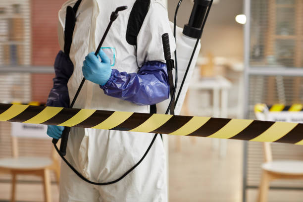 Professional Biohazard Cleanup technician working in Newtown, IN
